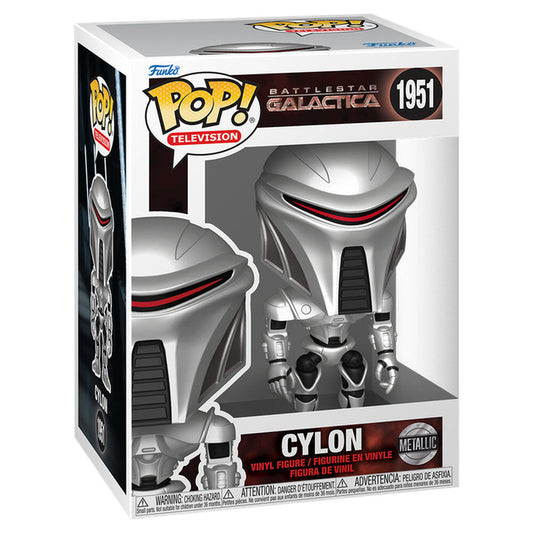 * PRÉ-RESERVA * Funko POP! Television Battlestar Galactica Cylon #1951 (Metallic)