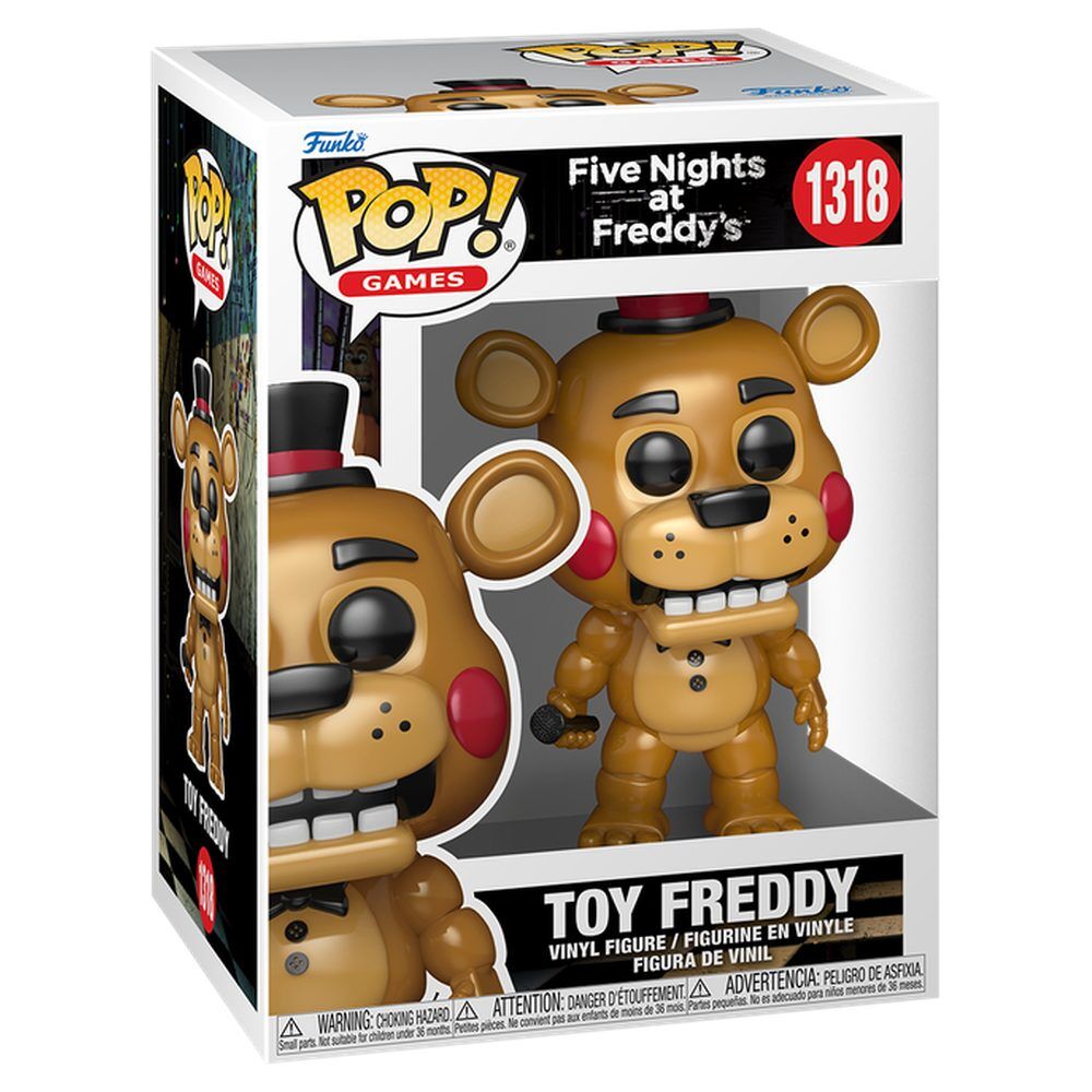 * PRÉ-RESERVA * Funko POP! Games Five Nights At Freddy's Toy Freddy #1318