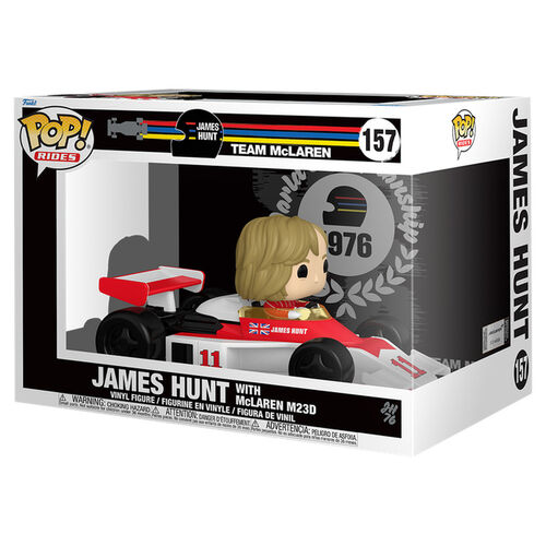 * PRÉ-RESERVA * Funko POP! Rides Racing James Hunt Team McLaren James Hunt with McLaren M23D #157