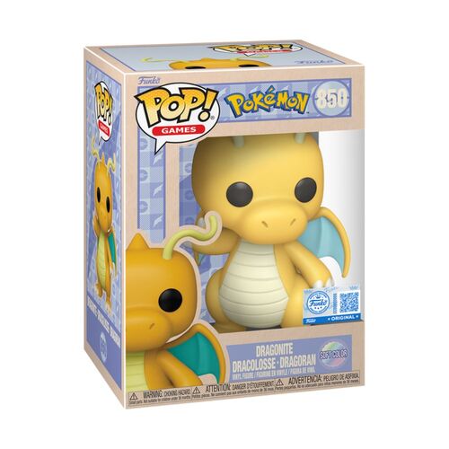 Funko POP! Games Pokémon Dragonite Soft Color #850 Exclusive