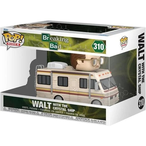 Funko Pop! Rides Television Breaking Bad Walt with the Crystal Ship #310