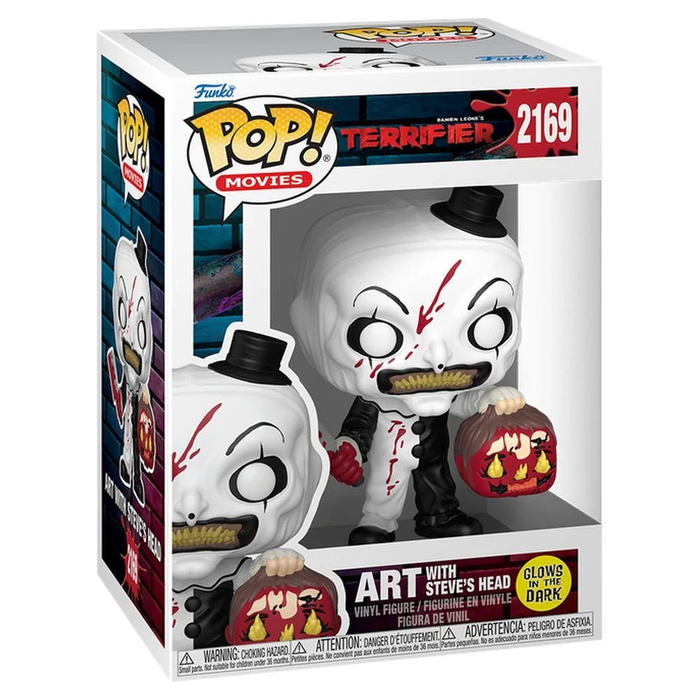 * PRÉ-RESERVA * Funko POP! Movies Terrifier Art with Steve's Head #2169 GITD