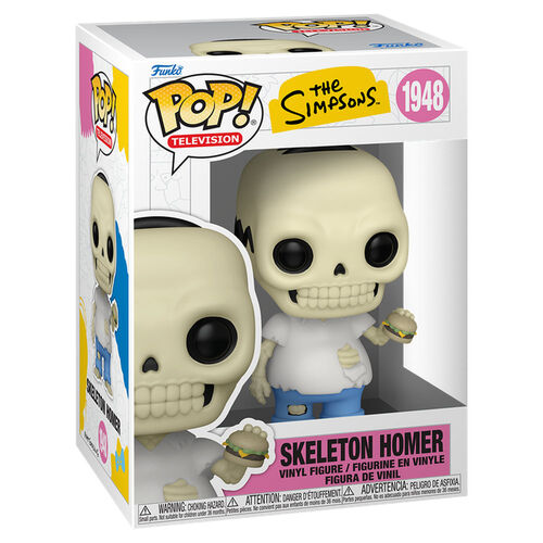 * PRÉ-RESERVA * Funko POP! Television The Simpsons Skeleton Homer #1948