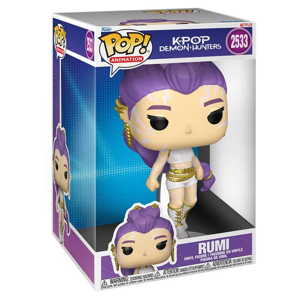 * PRÉ-RESERVA * Funko POP! Animation K-POP Demon Hunters Rumi 10" #2533 (Jumbo Sized POP!)