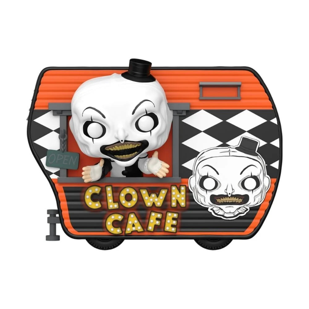 Funko POP! Rides Movies Terrifier 2 Art with Clown Cafe #149
