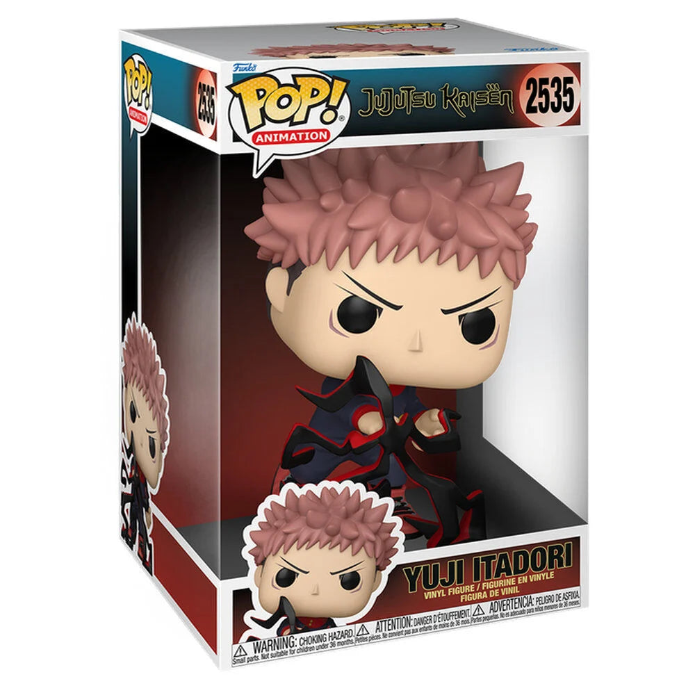 Funko POP! Animation Jujutsu Kaisen Yuji Itadori 10" #2535 (Jumbo Sized POP!)