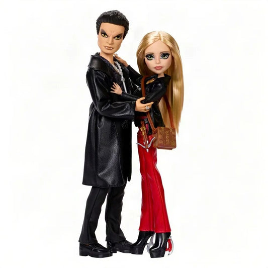 Mattel Conjunto 2 Bonecos Buffy & Angel Buffy Caçadora de Vampiros Monster High Skullector