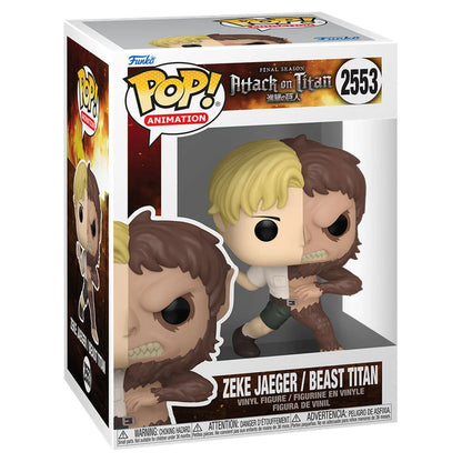 * PRÉ-RESERVA * Funko POP! Animation Attack On Titan Final Season Zeke Jaeger / Beast Titan #2553