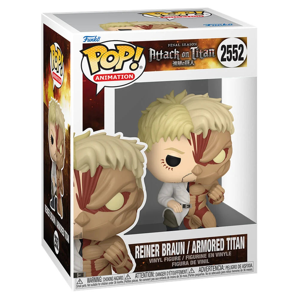 * PRÉ-RESERVA * Funko POP! Animation Attack On Titan Final Season Reiner Braun / Armored Titan #2552