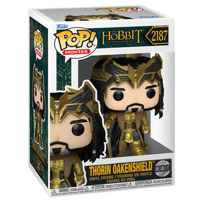 * PRÉ-RESERVA * Funko POP! Movies The Hobbit Thorin Oakenshield #2187 (Metallic)