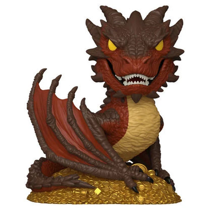 * PRÉ-RESERVA * Funko POP! Deluxe Movies The Hobbit Smaug #2188 (Metallic)