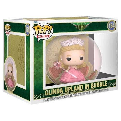 * PRÉ-RESERVA * Funko POP! Rides Movies Wicked Glinda Upland in Bubble #154