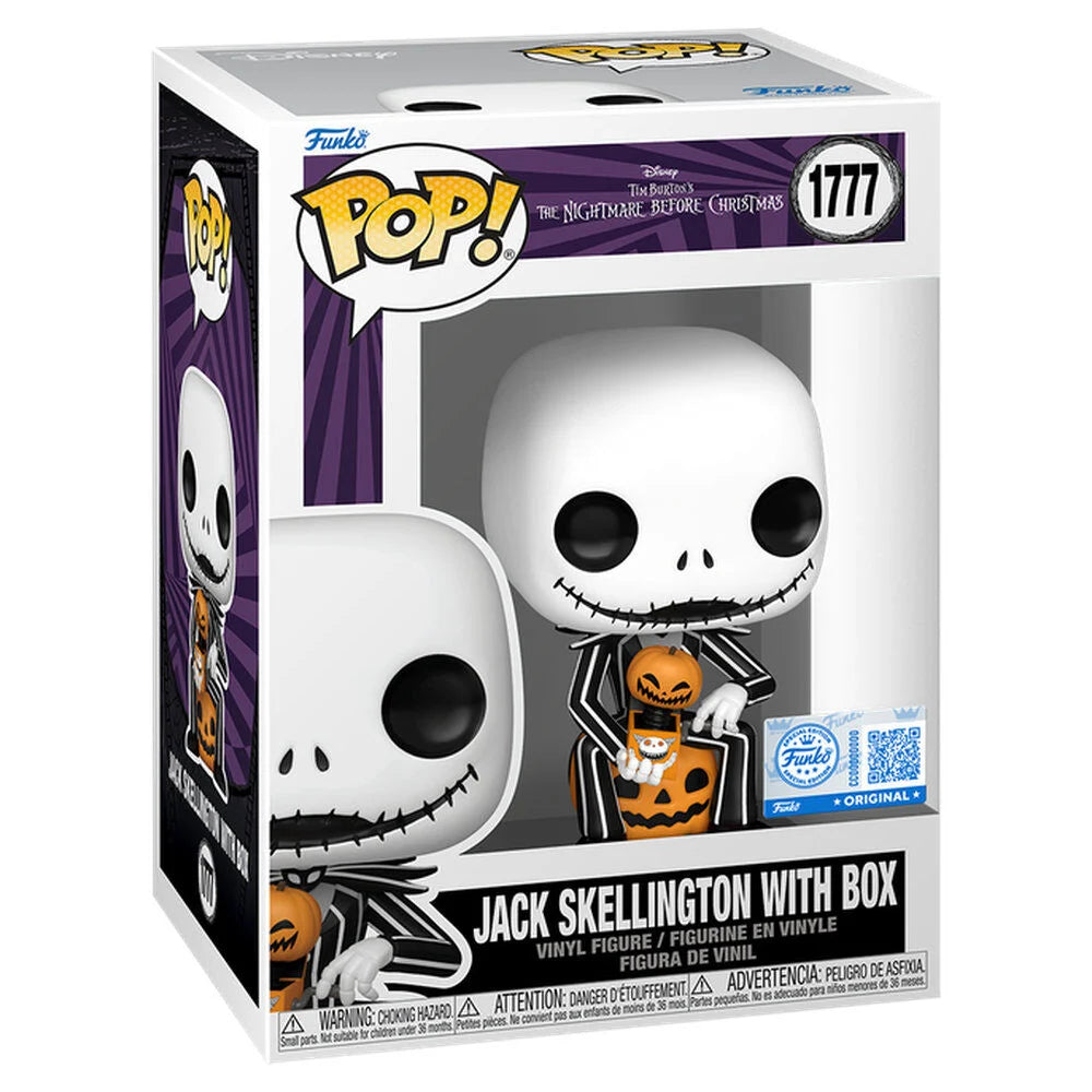Funko POP! Disney The Nightmare Before Christmas Jack Skellington with Box #1777 Exclusive