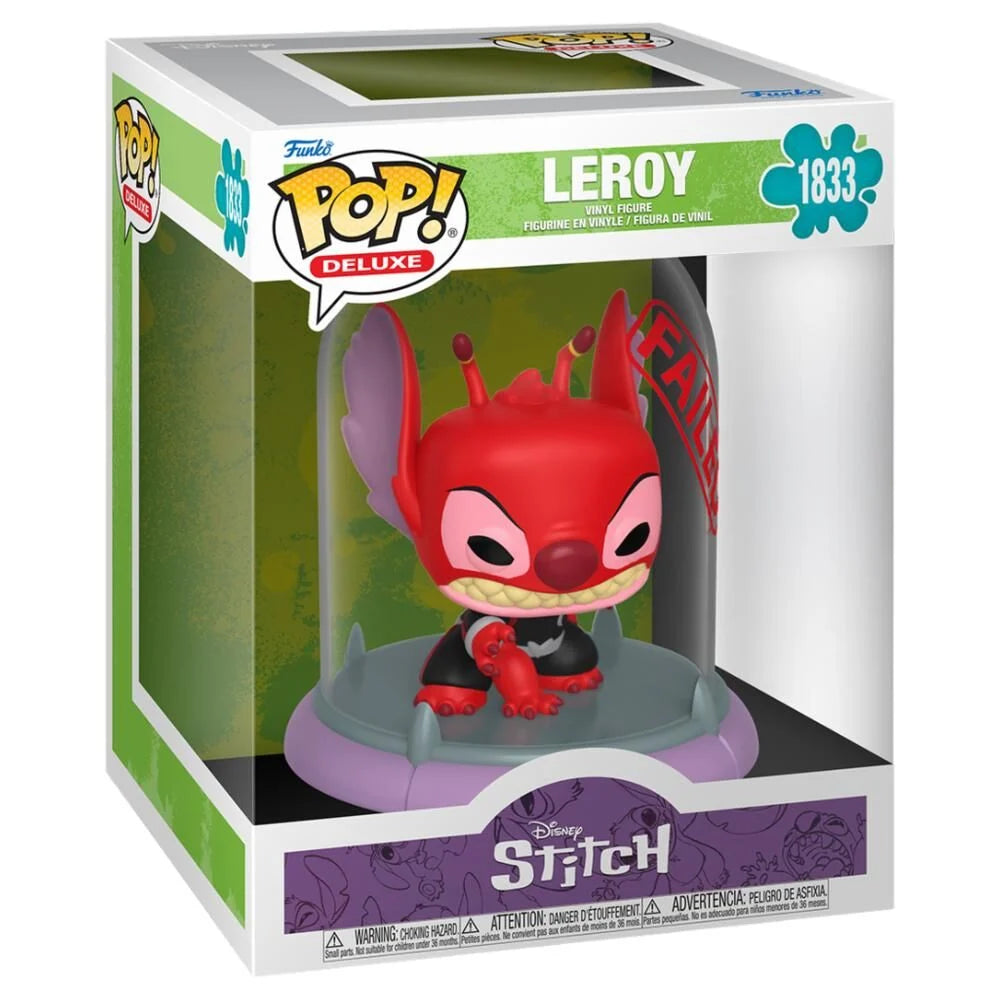 * PRÉ-RESERVA * Funko POP! Deluxe Disney Lilo & Stitch Leroy #1833