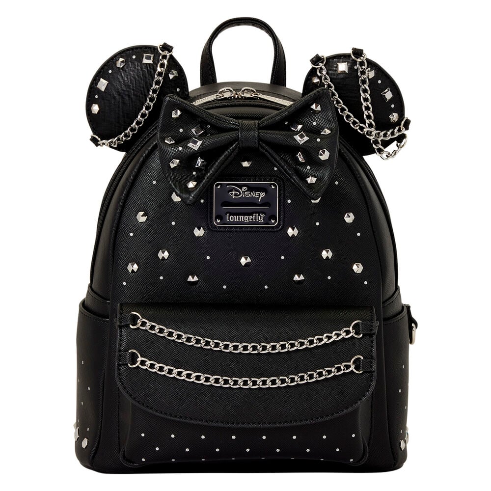 Loungefly Mochila Studs & Chains Minnie Disney Loungefly 26cm