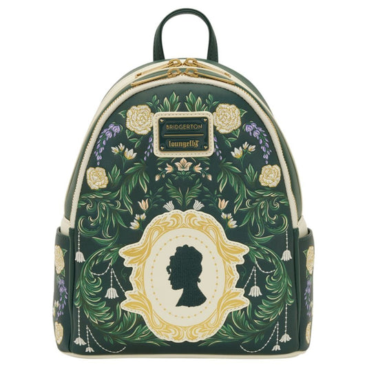 Loungefly Mochila Bridgerton Silhouette Floral Netflix 26cm