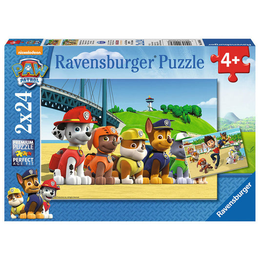 Ravensburger Puzzle Patrulha Pata Beach 2x24pz