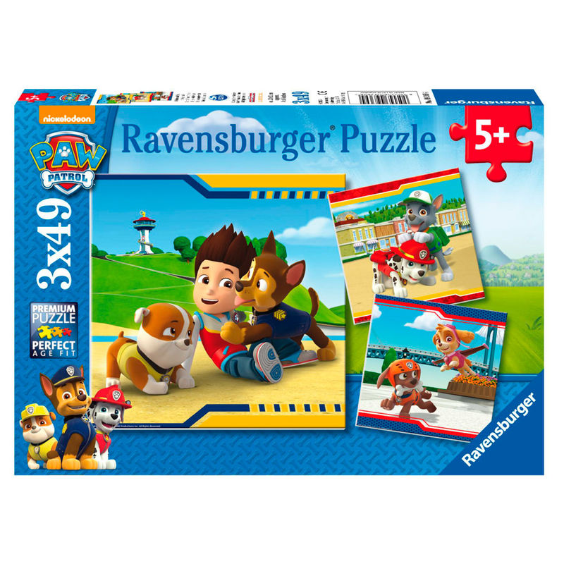 Ravensburger Puzzle Patrulha Pata 3x49pz