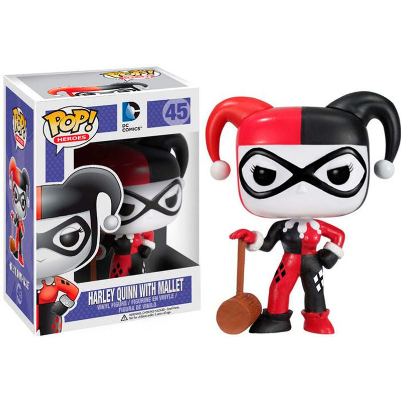 Funko Pop! DC Harley Quinn with mallet Exclusive #45