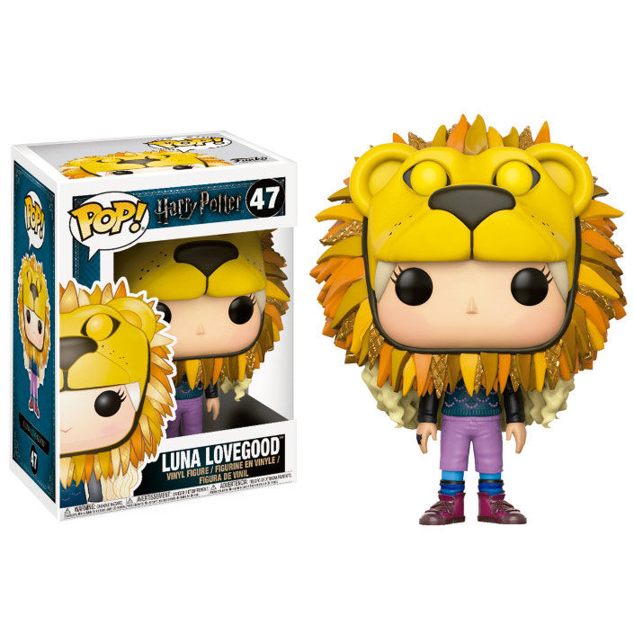 ¡Funko POP! Películas Harry Potter Luna Lovegood con Cabeza de León #47