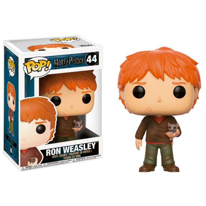 Funko POP! Movies Harry Potter Ron Weasley with Scabbers #44