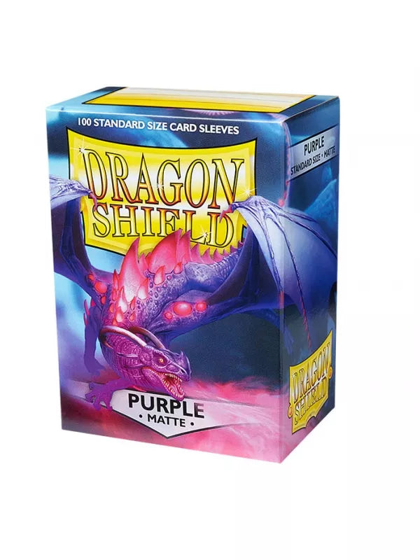 Dragon Shield Sleeves Standard Matte Purple (100 Units)