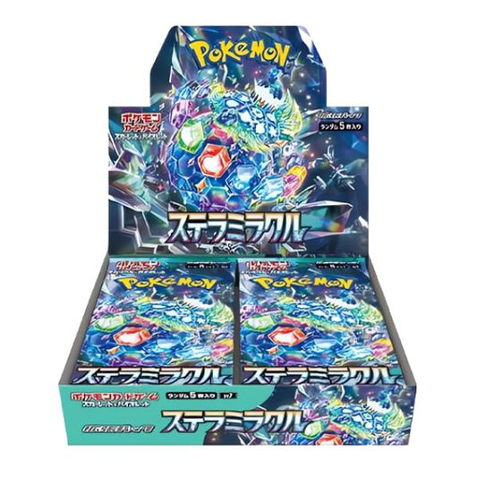 Pokémon Trading Card Scarlet & Violet Stellar Miracle sv7 Booster Display Box (30 Boosters) Japonês