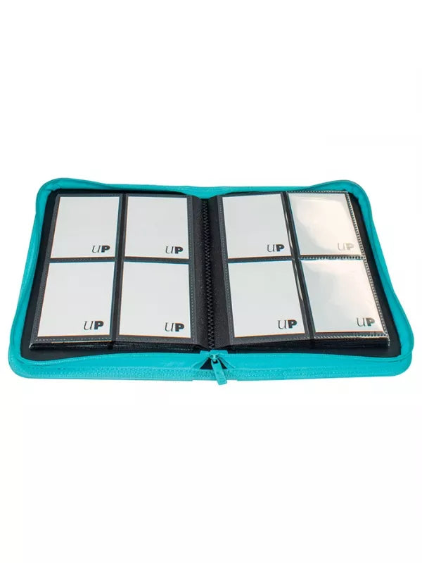 Ultra Pro 4 Pocket Pro Binder Zippered Azul Claro